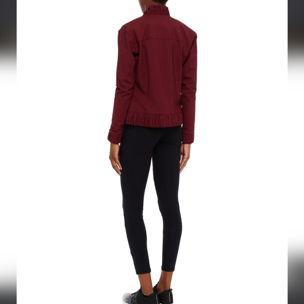 APL The Perfect Wool Bomber In Burgundy Size Small - Picture 6 of 10